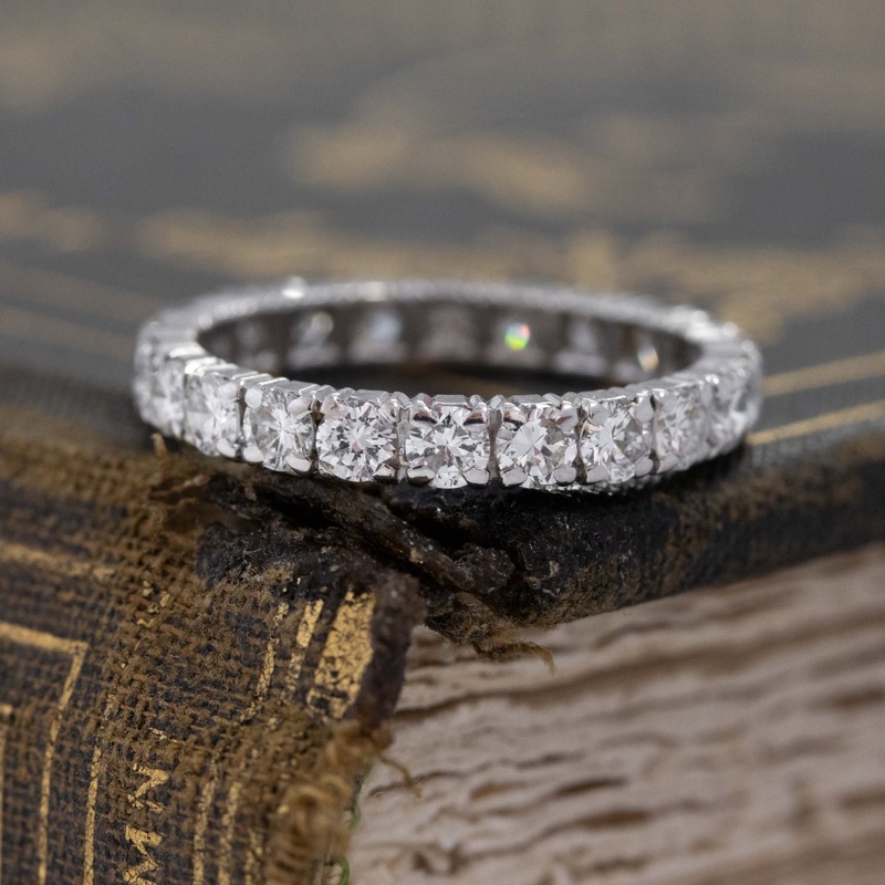 1.65ctw Diamond Eternity Band, 18kt White Gold